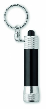 Logotrade promotional product picture of: Aluminium torch with key ring