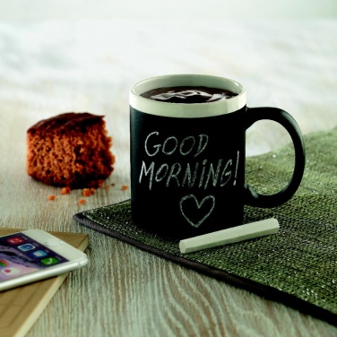 Logo trade promotional gifts image of: Chalk mug 300 ml