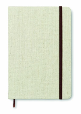 Logo trade promotional merchandise image of: A5 canvas notebook