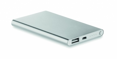 Logotrade promotional items photo of: Flat power bank 4000 mAh