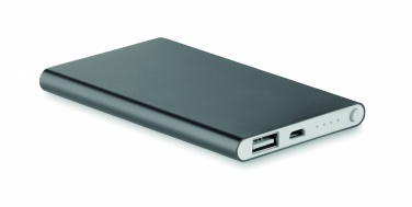 Logo trade promotional products image of: Flat power bank 4000 mAh