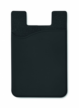 Logo trade promotional giveaway photo of: Silicone cardholder
