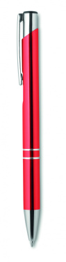 Logotrade promotional merchandise picture of: Push button aluminium pen BERN