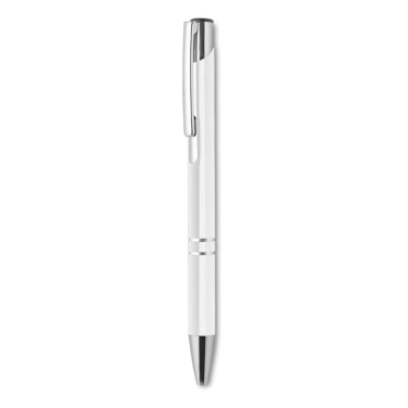 Logotrade promotional gift picture of: Push button aluminium pen BERN