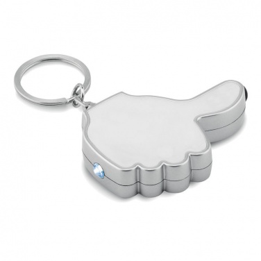 Logo trade promotional product photo of: Thumbs up led light w/key ring Valmiera