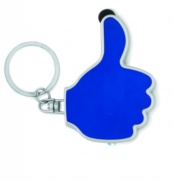 Logo trade promotional gifts picture of: Thumbs up led light w/key ring Valmiera