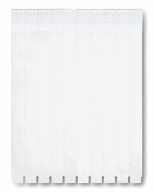 Logo trade promotional giveaways picture of: One sheet of 10 wristbands