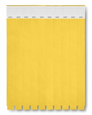 Logotrade promotional item picture of: One sheet of 10 wristbands