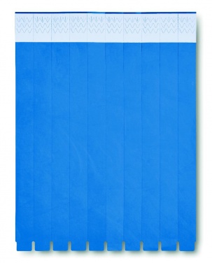 Logo trade promotional giveaways picture of: One sheet of 10 wristbands