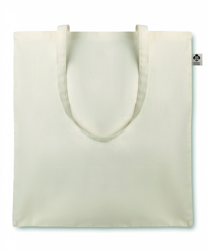 Logo trade promotional products image of: 105gr/m² organic cotton bag