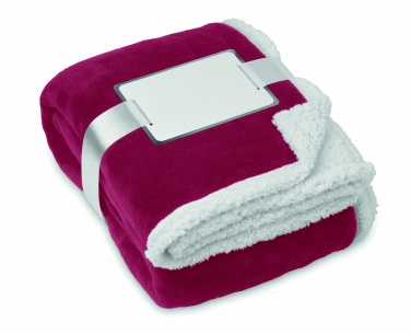 Logo trade advertising products picture of: Blanket coral fleece/ sherpa