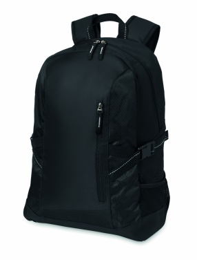 Logo trade corporate gifts picture of: Polyester laptop backpack