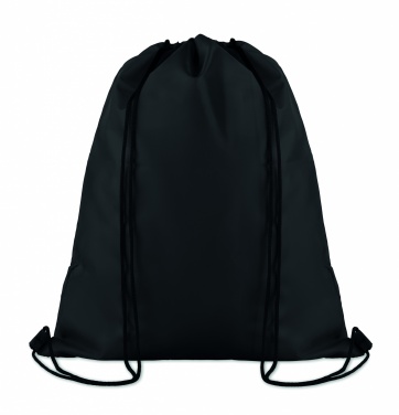 Logo trade promotional giveaways picture of: 210D Polyester drawstring bag