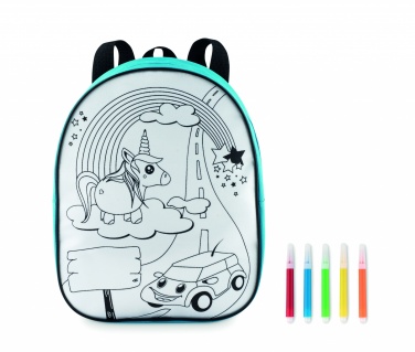 Logotrade business gift image of: Backpack with 5 markers