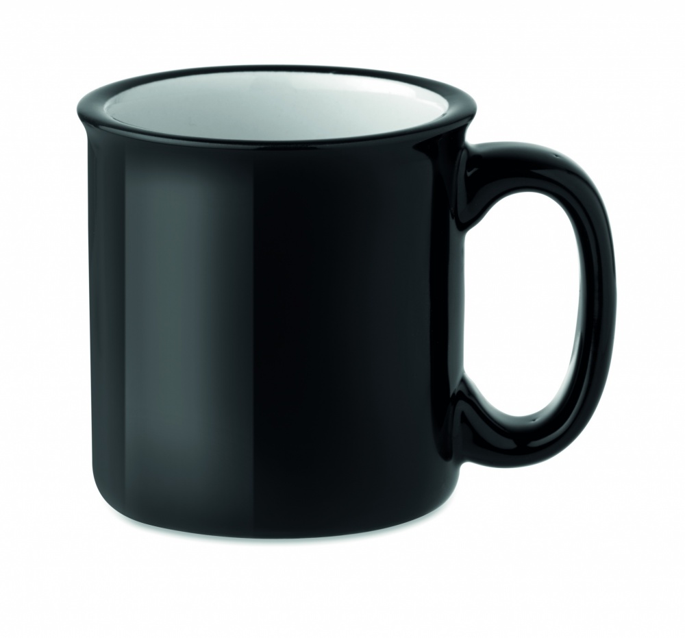 Logo trade promotional giveaways image of: Ceramic vintage mug 240 ml