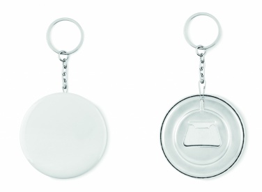 Logo trade promotional merchandise picture of: Key ring with bottle opener Madona