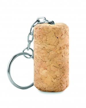 Logo trade promotional gift photo of: Wine cork key ring Sigulda