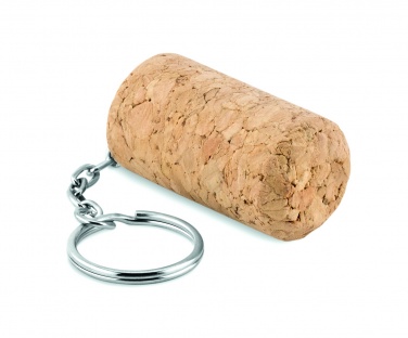 Logo trade promotional merchandise picture of: Wine cork key ring Sigulda