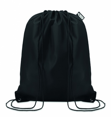 Logo trade promotional items picture of: 190T RPET drawstring bag