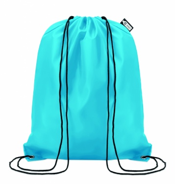 Logo trade promotional gift photo of: 190T RPET drawstring bag