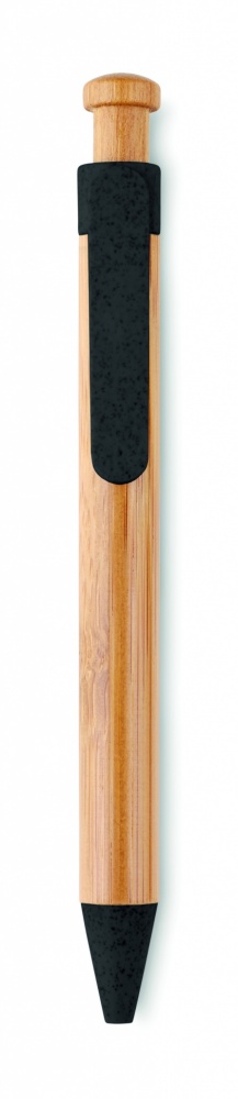 Logotrade advertising products photo of: Bamboo/Wheat-Straw ABS ball pen