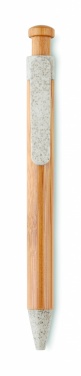 Logotrade promotional giveaway image of: Bamboo/Wheat-Straw ABS ball pen