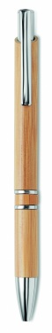 Logo trade promotional gifts image of: Bamboo automatic ball pen