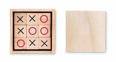 Logo trade advertising products picture of: Wooden tic tac toe