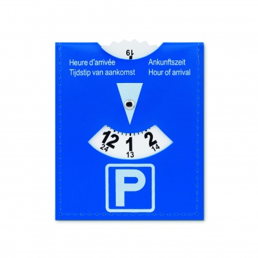 Logo trade promotional items image of: Parking card in PVC