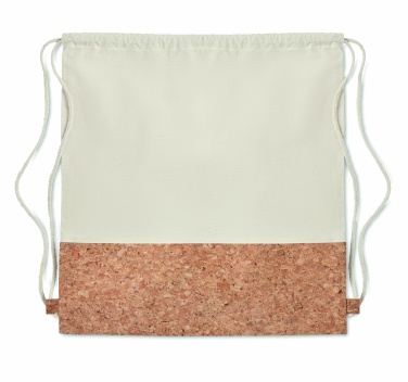 Logo trade corporate gifts picture of: 160gr/m² cotton drawstring bag