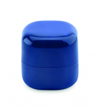 Logo trade promotional giveaways image of: Lip balm in cube box