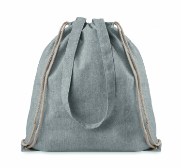 Logo trade corporate gifts image of: 140gr/m² recycled fabric bag