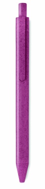 Logotrade promotional giveaway image of: Wheat Straw/ABS push type pen