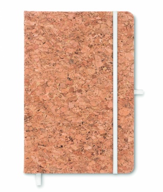 Logotrade corporate gift picture of: A5 cork notebook 96 lined