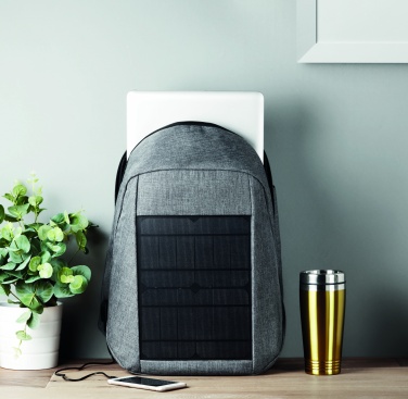 Logo trade promotional product photo of: Backpack solar