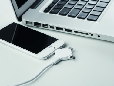 Logo trade promotional gifts picture of: 3 in 1 cable adapter