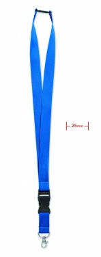 Logo trade promotional items image of: Lanyard with metal hook 25mm