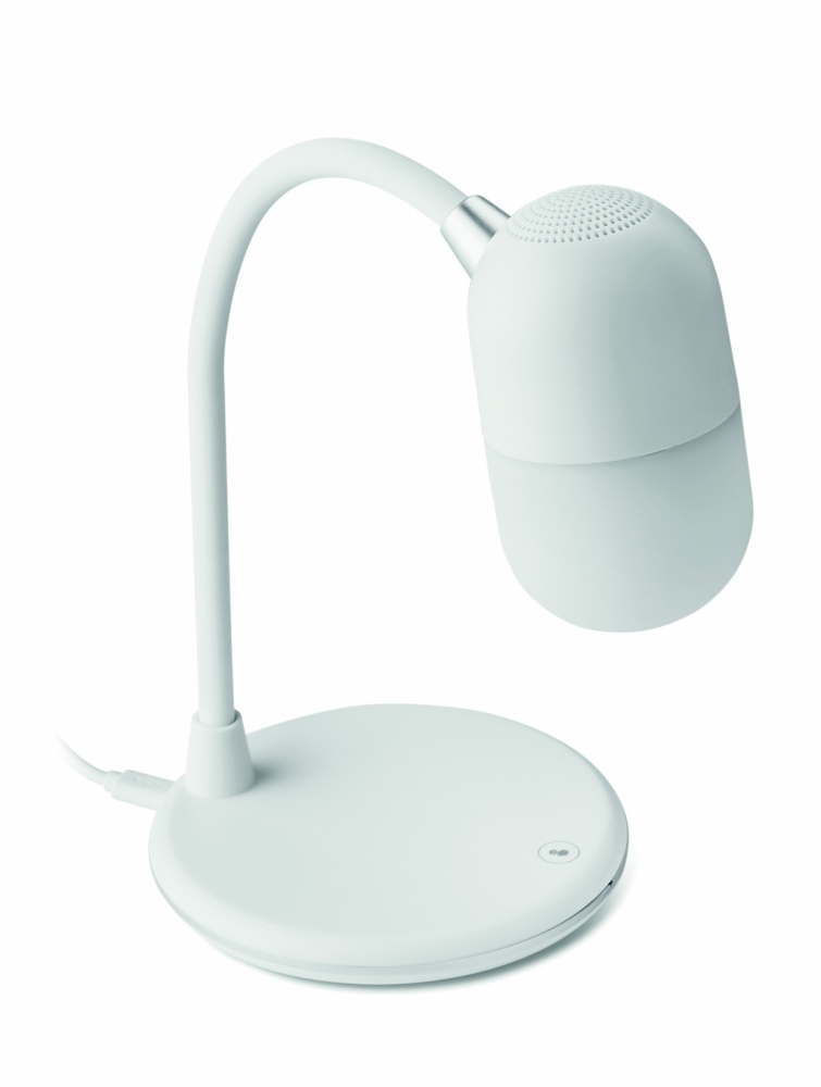 Logotrade corporate gift image of: Wireless charging lamp speaker