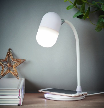 Logotrade business gift image of: Wireless charging lamp speaker