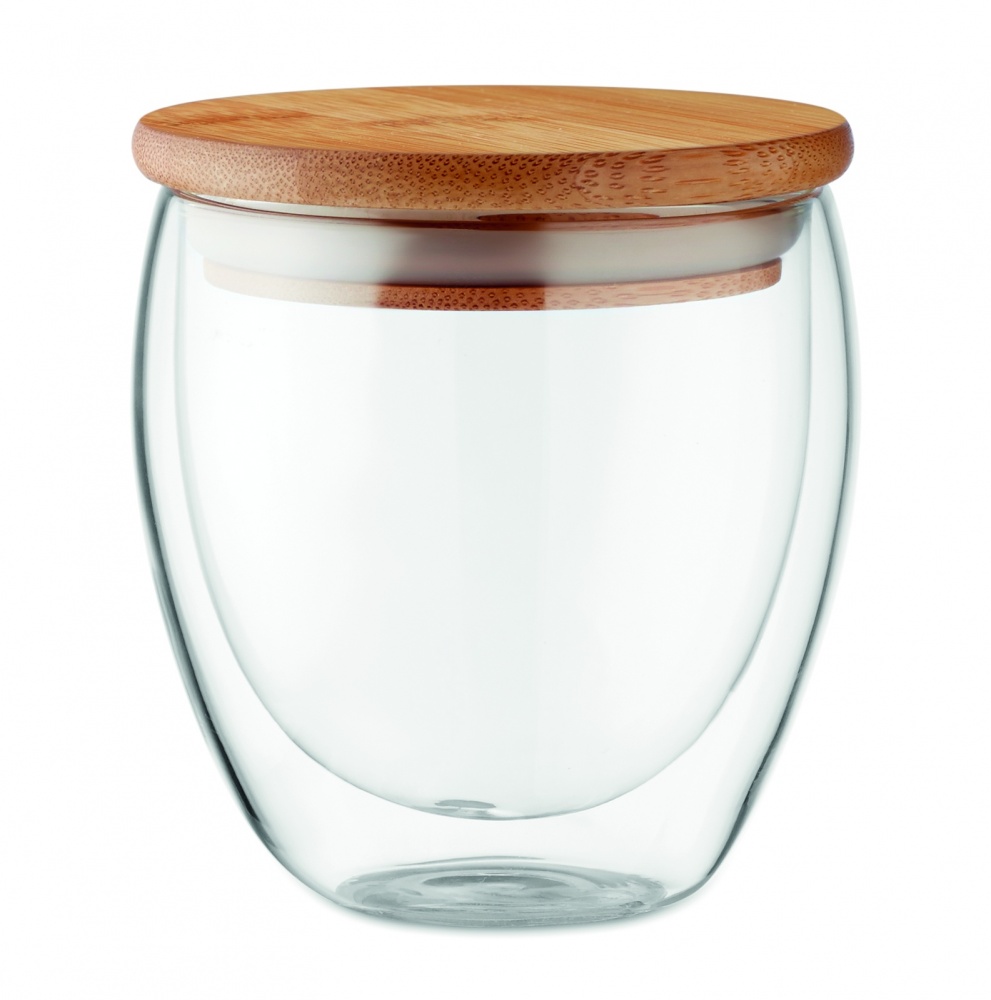 Logotrade business gifts photo of: Double wall glass 250ml Hamburg