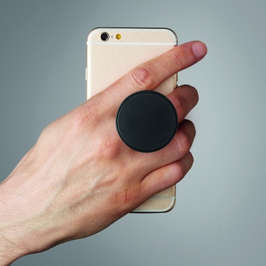 Logo trade promotional giveaway photo of: Round phone holder
