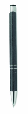 Logo trade promotional gifts image of: Wheat Straw/ABS push type pen