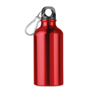 Logo trade promotional giveaways image of: 400 ml aluminium bottle