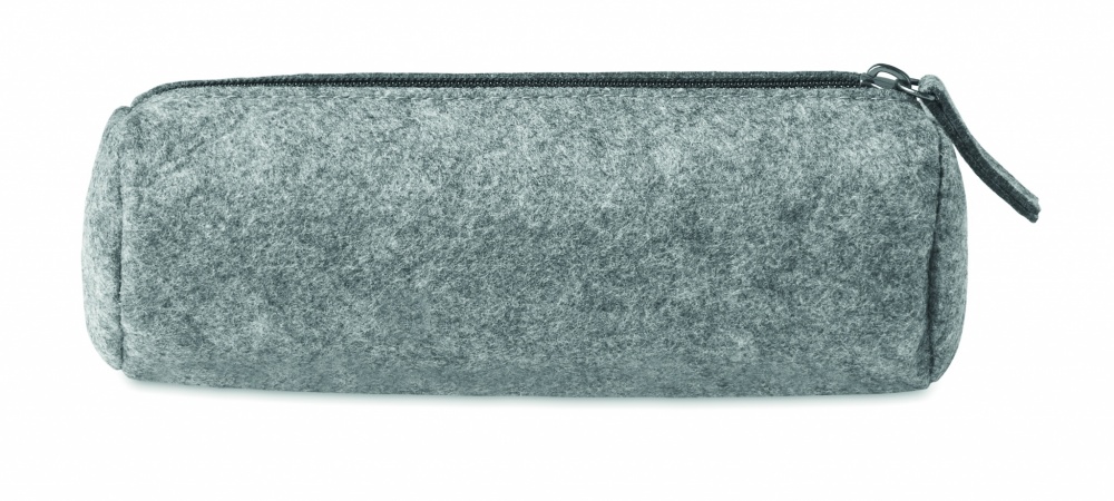 Logo trade promotional gifts image of: Felt zippered pencil case