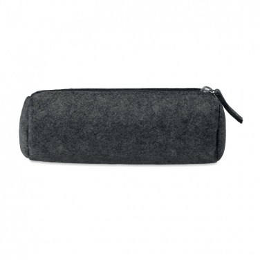 Logo trade business gifts image of: Felt zippered pencil case