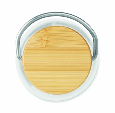 Logo trade business gifts image of: Tritan 800ml bottle bamboo top