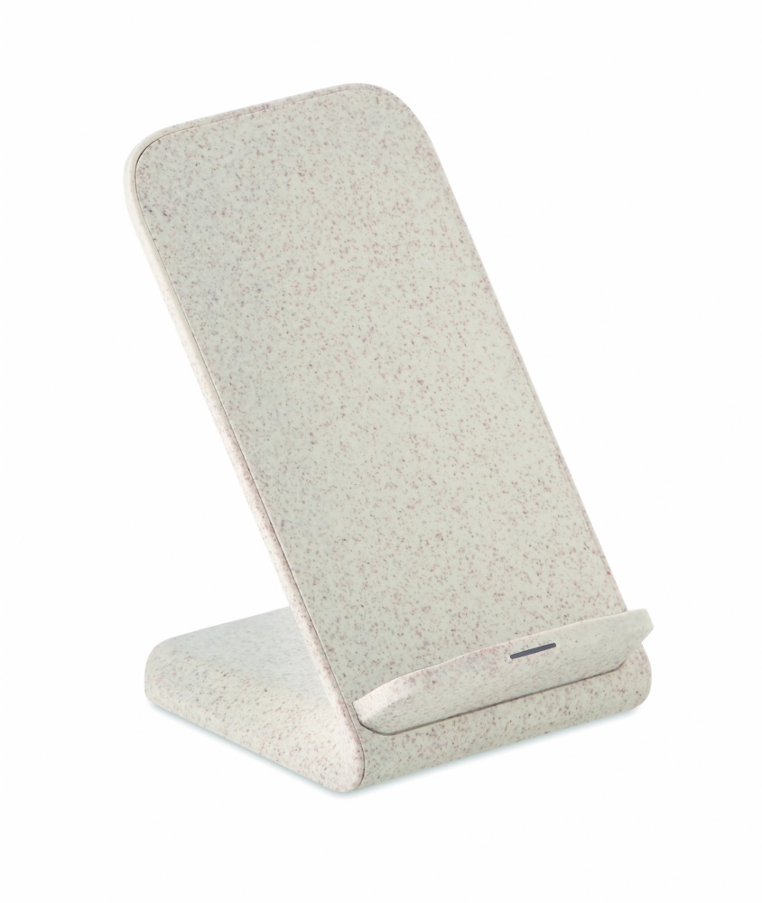 Logo trade promotional giveaways image of: Wheat straw/ABS charger std10W