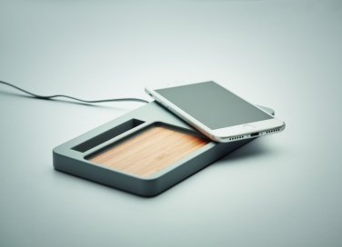 Logo trade business gift photo of: Wireless charging organizer10W