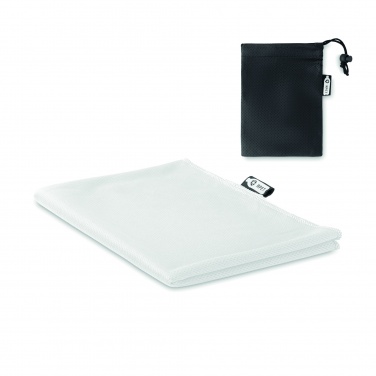 Logo trade promotional gifts image of: RPET sports towel and pouch