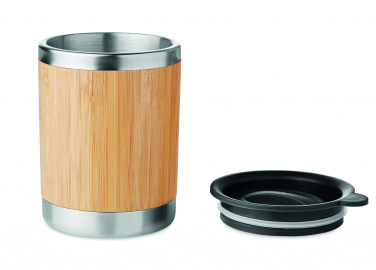 Logotrade promotional merchandise photo of: Tumbler in bamboo cover 250ml